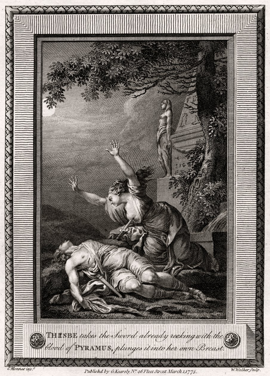 Thisbe, zaten Pyramus
