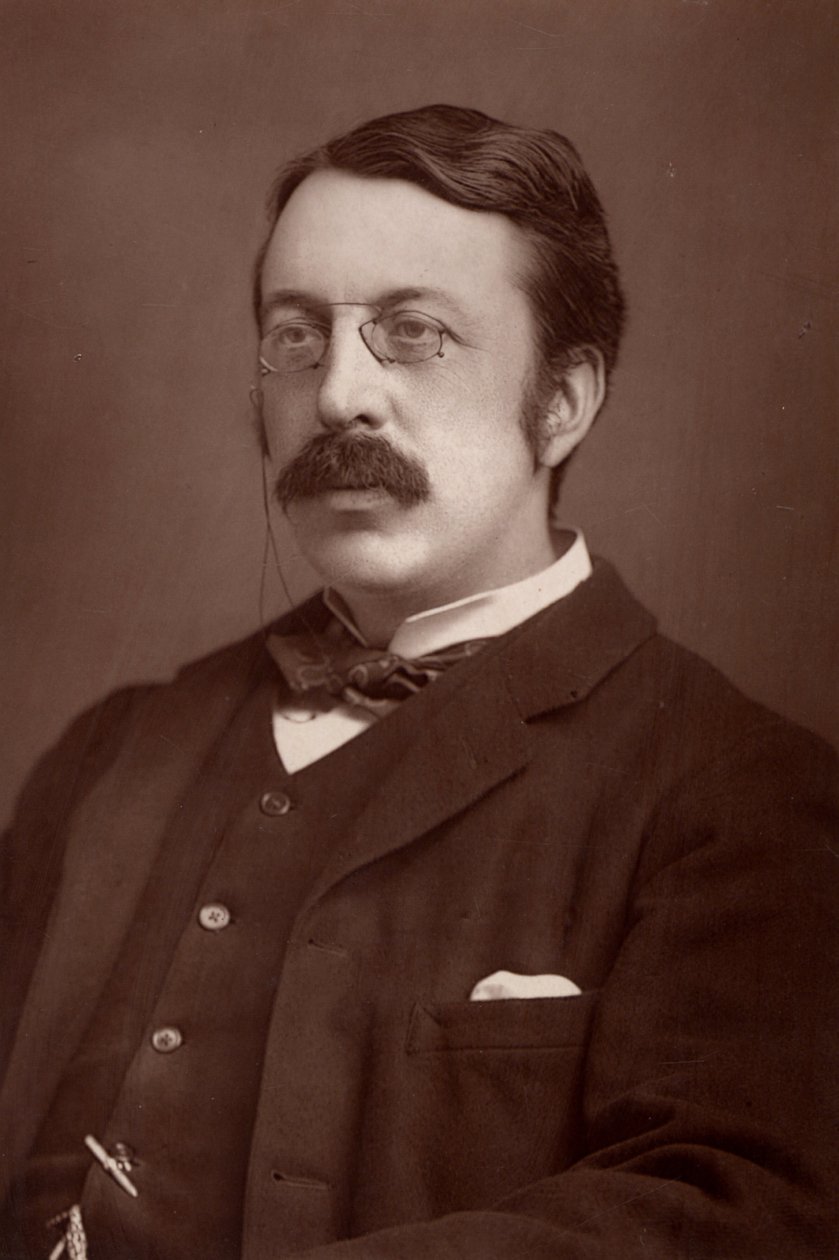 Charles Villiers Stanford (1852-1924) İrlandalı besteci ve müzik eğitimcisi, Dublin'de doğdu. (woodbury tipi) by W. and D. (after) Downey