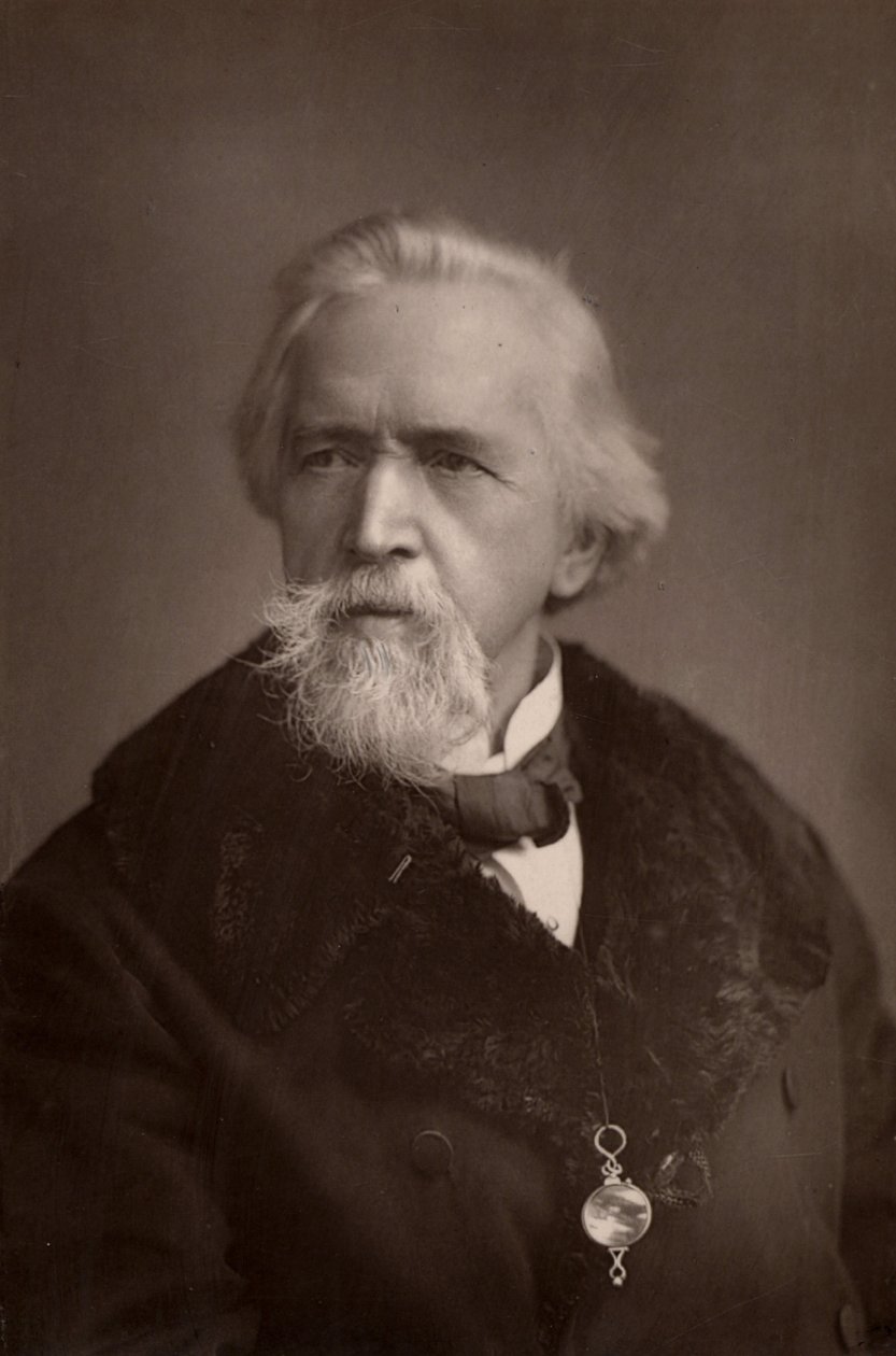 ""George Jacob Holyoake (1817-1906) İngiliz laik ve sosyal reformcu. İngiltere'de ateizm nedeniyle hapsedilen son kişi (1842). Kooperatif hareketinde aktif. (woodbury tipi) by W. and D. (after) Downey