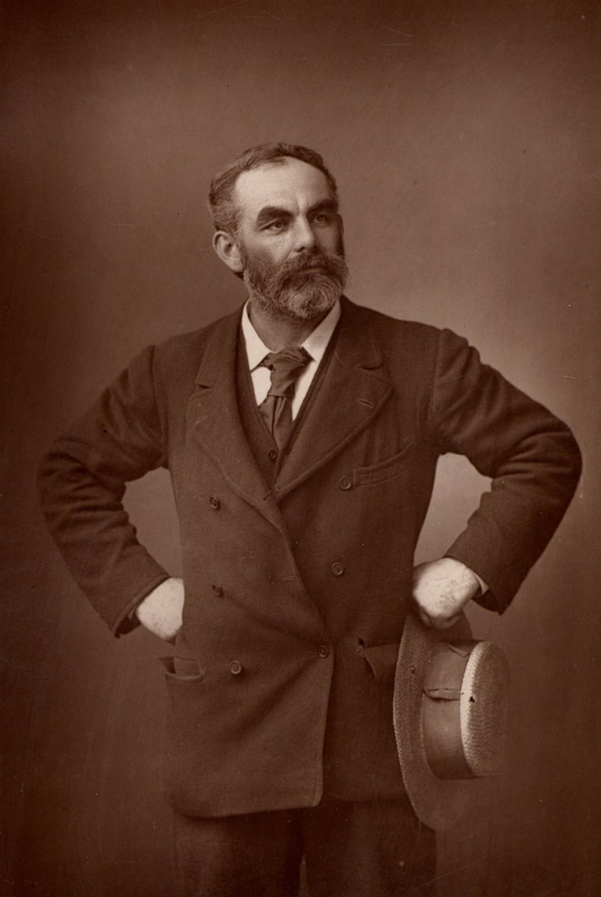 ""John Burns (1858-1943) İngiliz İşçi (sosyalist) politikacı. (woodbury tipi) by W. and D. (after) Downey