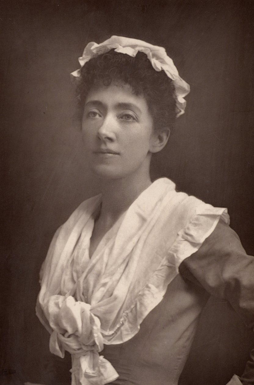 Marion Terry (1852-1930) İngiliz aktris ve Ellen Terry ile Fred Terry'nin (woodburytype) kız kardeşi by W. and D. (after) Downey
