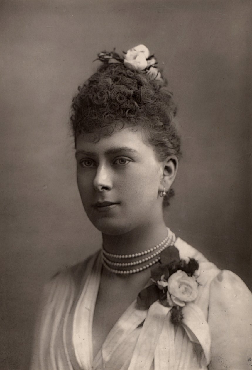 Teck Prensesi Mary (Mayıs) (1867-1953) by W. and D. (after) Downey
