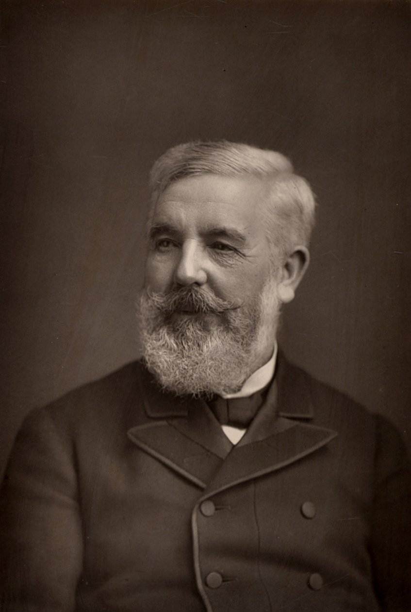 ""Sydney Henry Waterlow (1822-1906) (woodburytype) by W. and D. (after) Downey