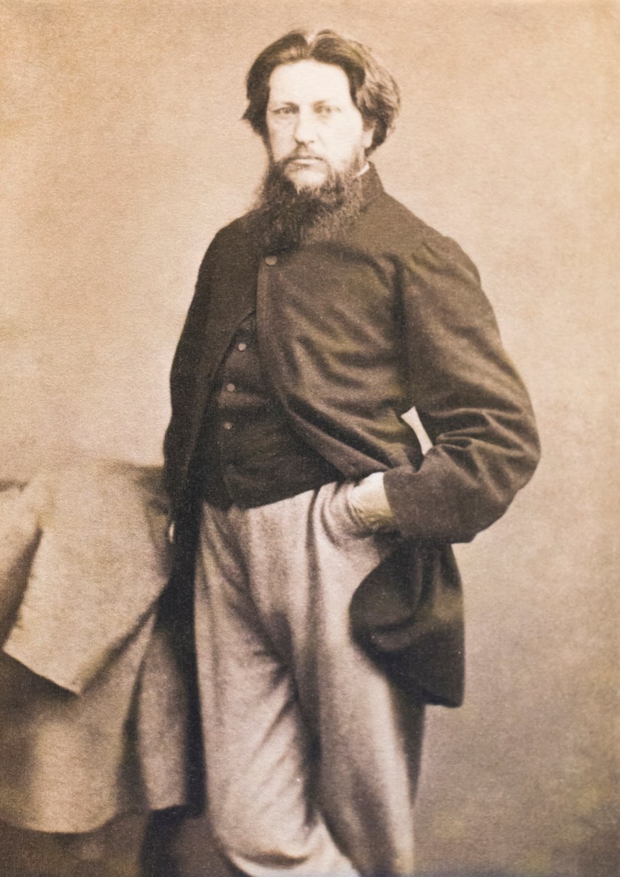 Ford Madox Brown, c.1864 (albumen carte-de-visite) by W. and D. Downey