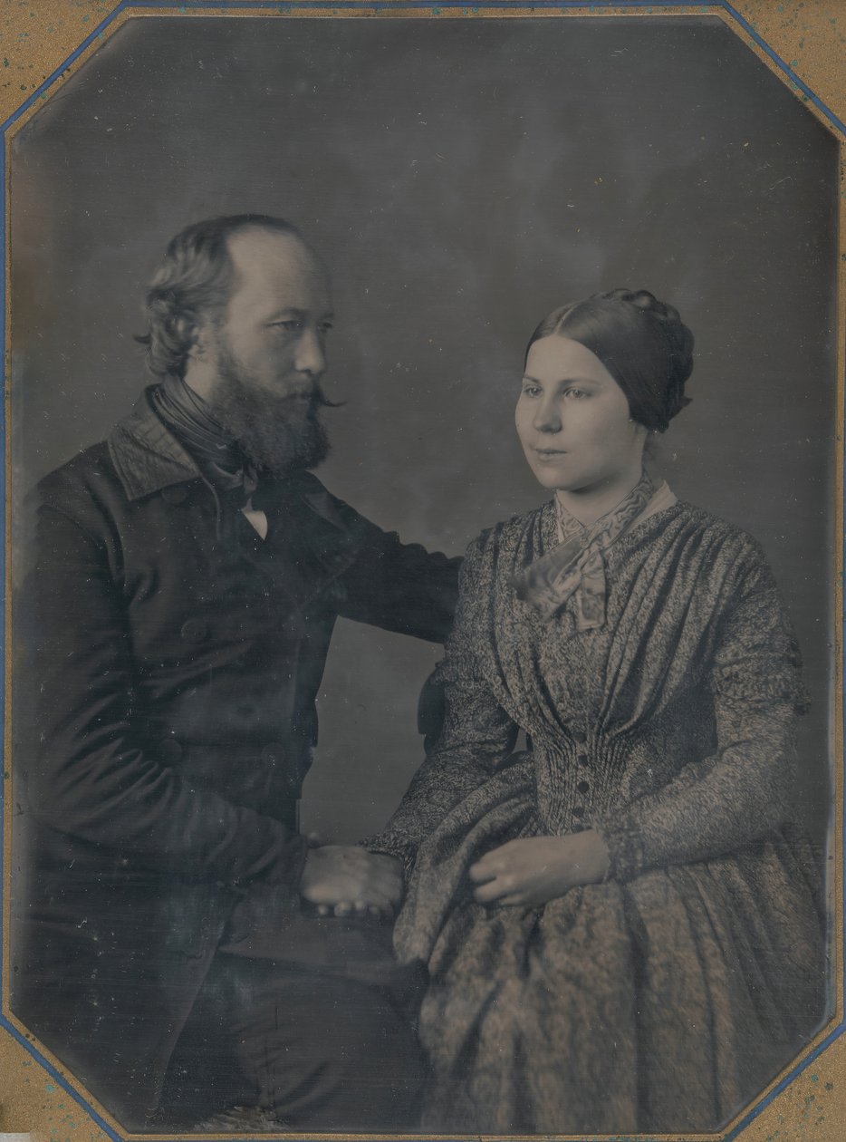 William ve Sophia Palmer Langenheim, yaklaşık 1846-47. Yaratıcılar: W & F Langenheim, William Langenheim. by William and Frederick Langenheim