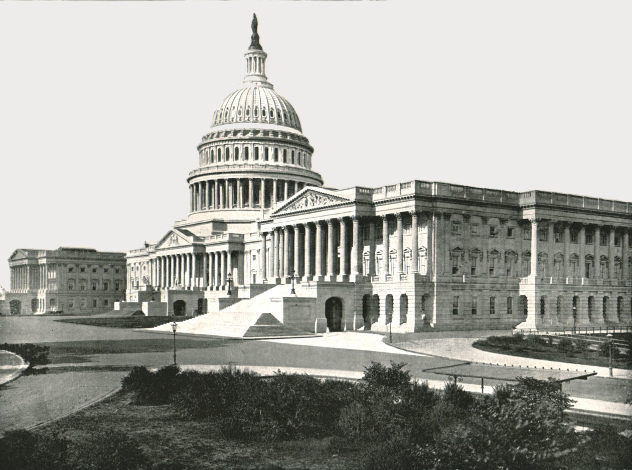 Capitol, Washington DC, ABD, 1895. by W and S Ltd