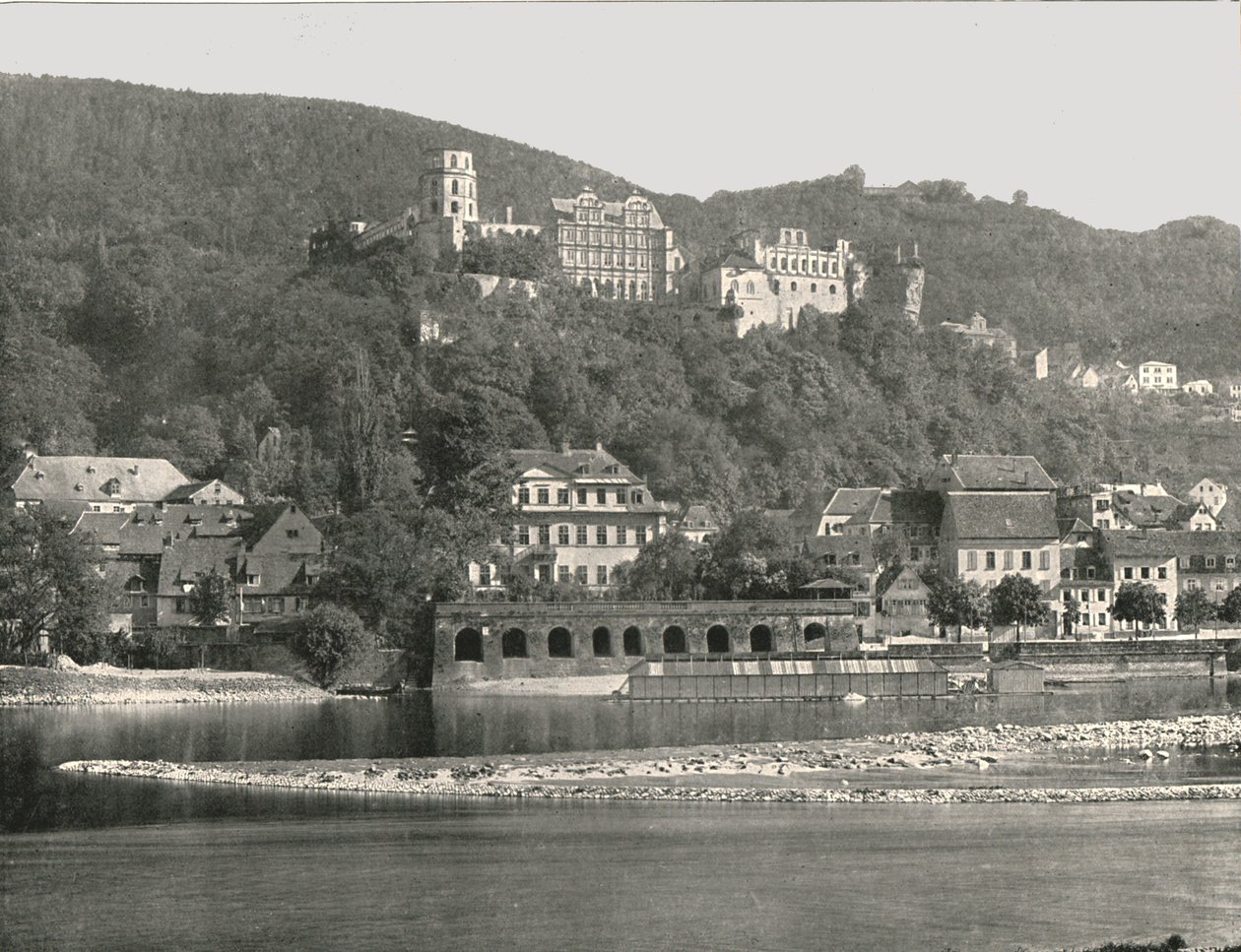 Kale, Heidelberg, Almanya, 1895. by W and S Ltd