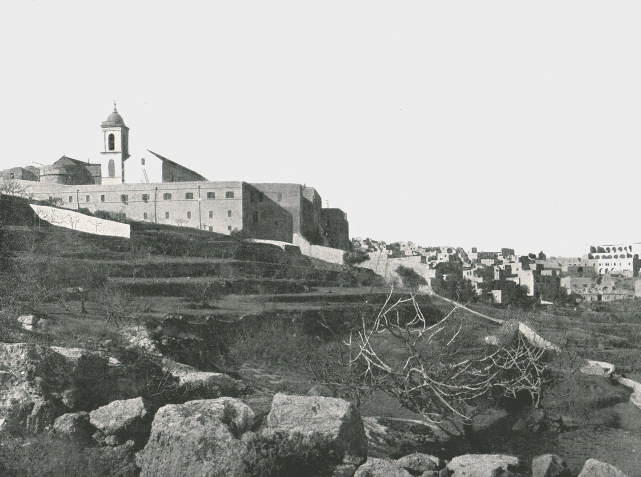 Doğuş Kilisesi, Bethlehem, Filistin, 1895. by W and S Ltd
