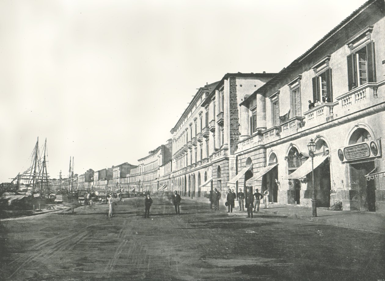 Marina, Messina, Sicilya, İtalya, 1895. by W and S Ltd