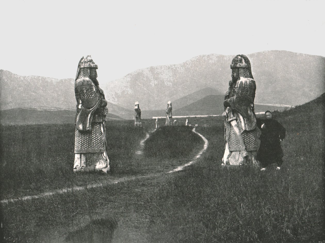 Şehre Yaklaşım, Nankin, Çin, 1895. by W and S Ltd
