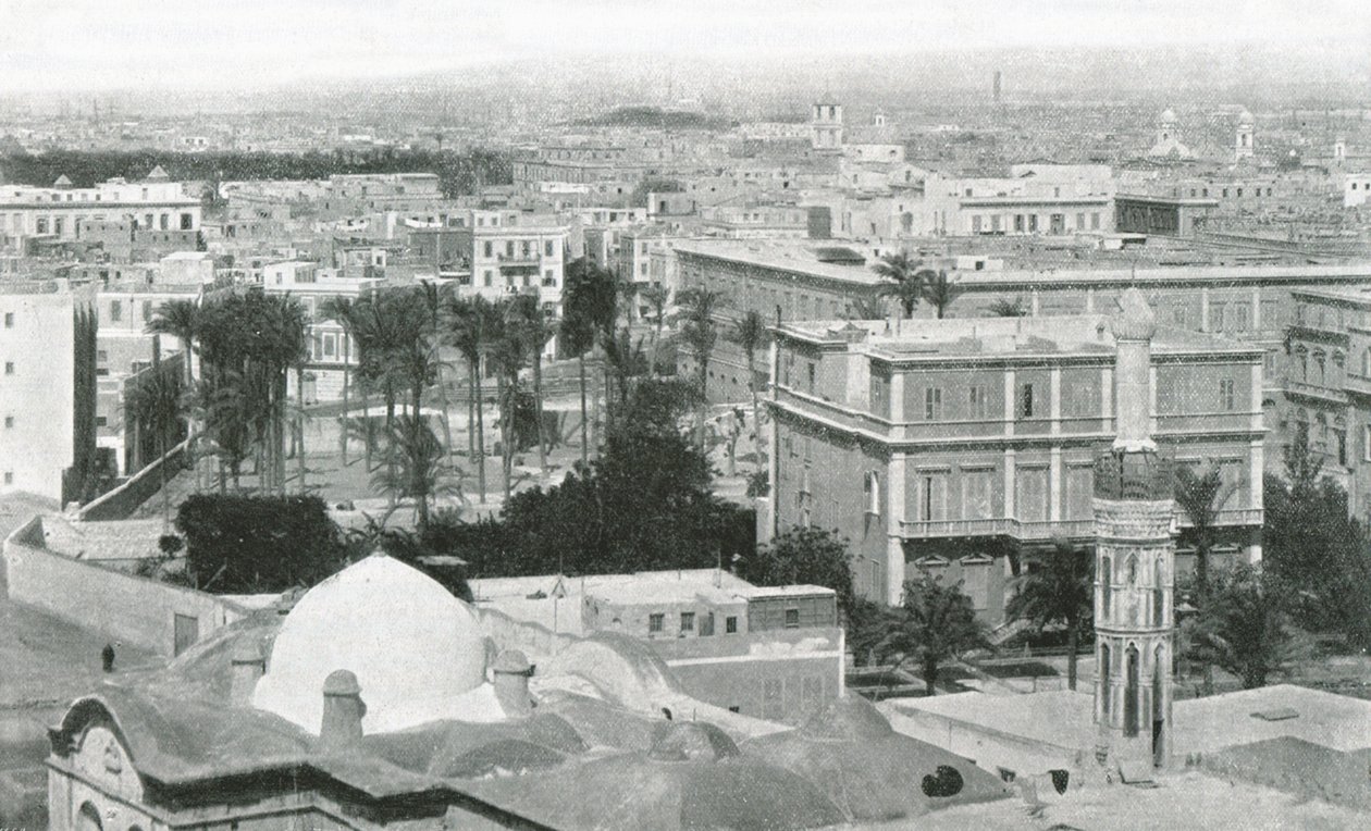 İskenderiye şehrinin görünümü, Mısır, 1895. by W and S Ltd