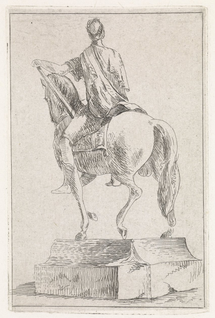 binicilik heykeli by W. van Tuyll