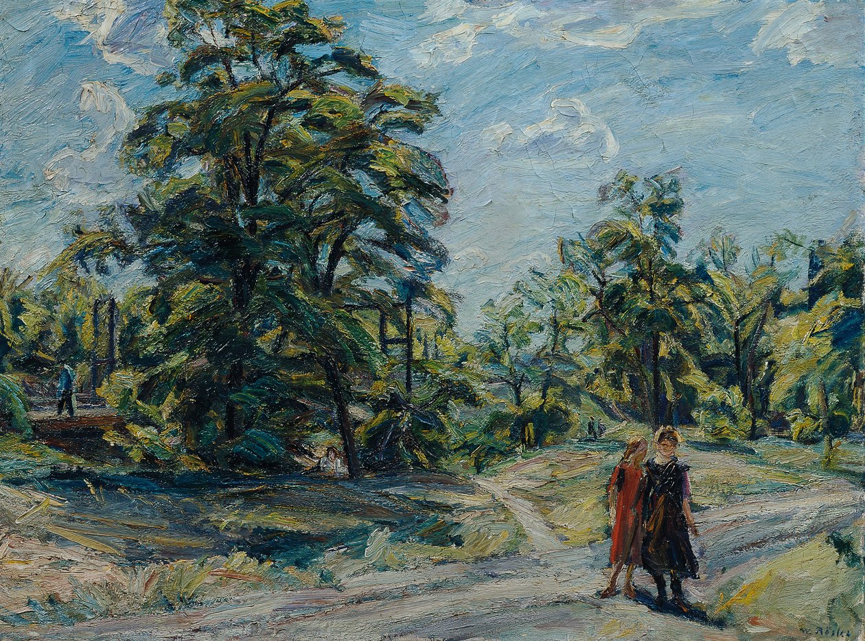 ağaç manzarası by Waldemar Rosler