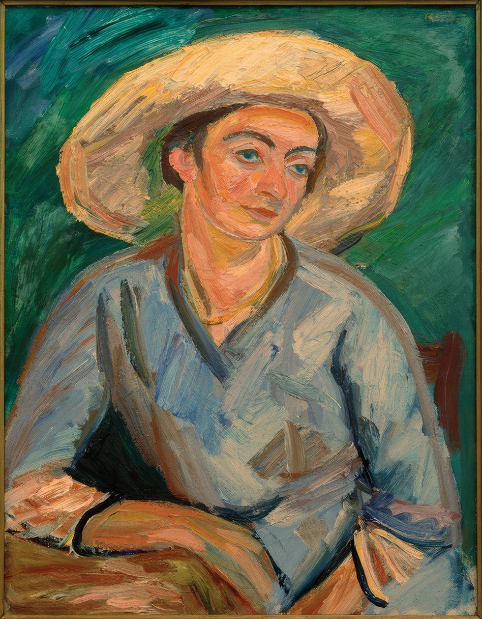 Şapkalı Kadın (Oda Rösler) by Waldemar Rosler