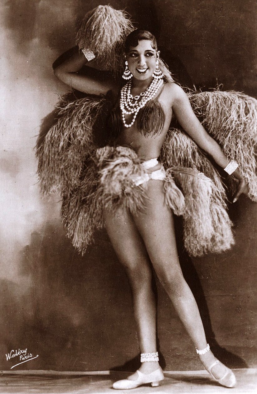 Josephine Baker c.1927 (s/b fotoğraf) by Walery