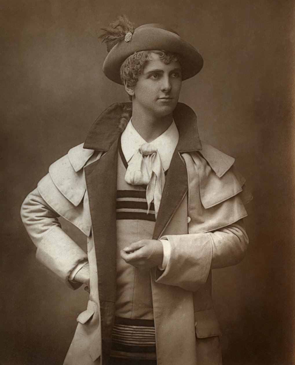C Hayden Coffin, İngiliz aktör ve şarkıcı, 1887. by Walery