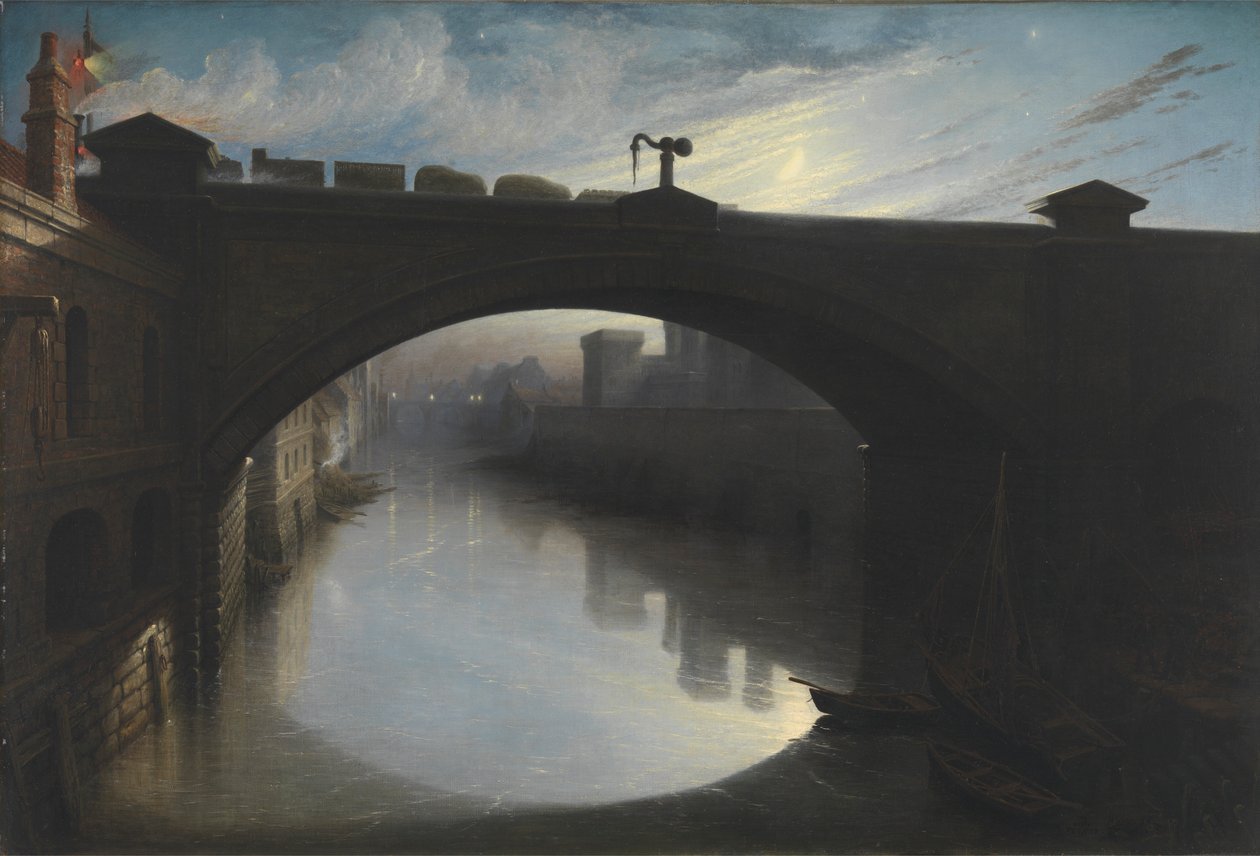River Cart, Paisley Üzerindeki Demiryolu Köprüsü by Waller Hugh Paton