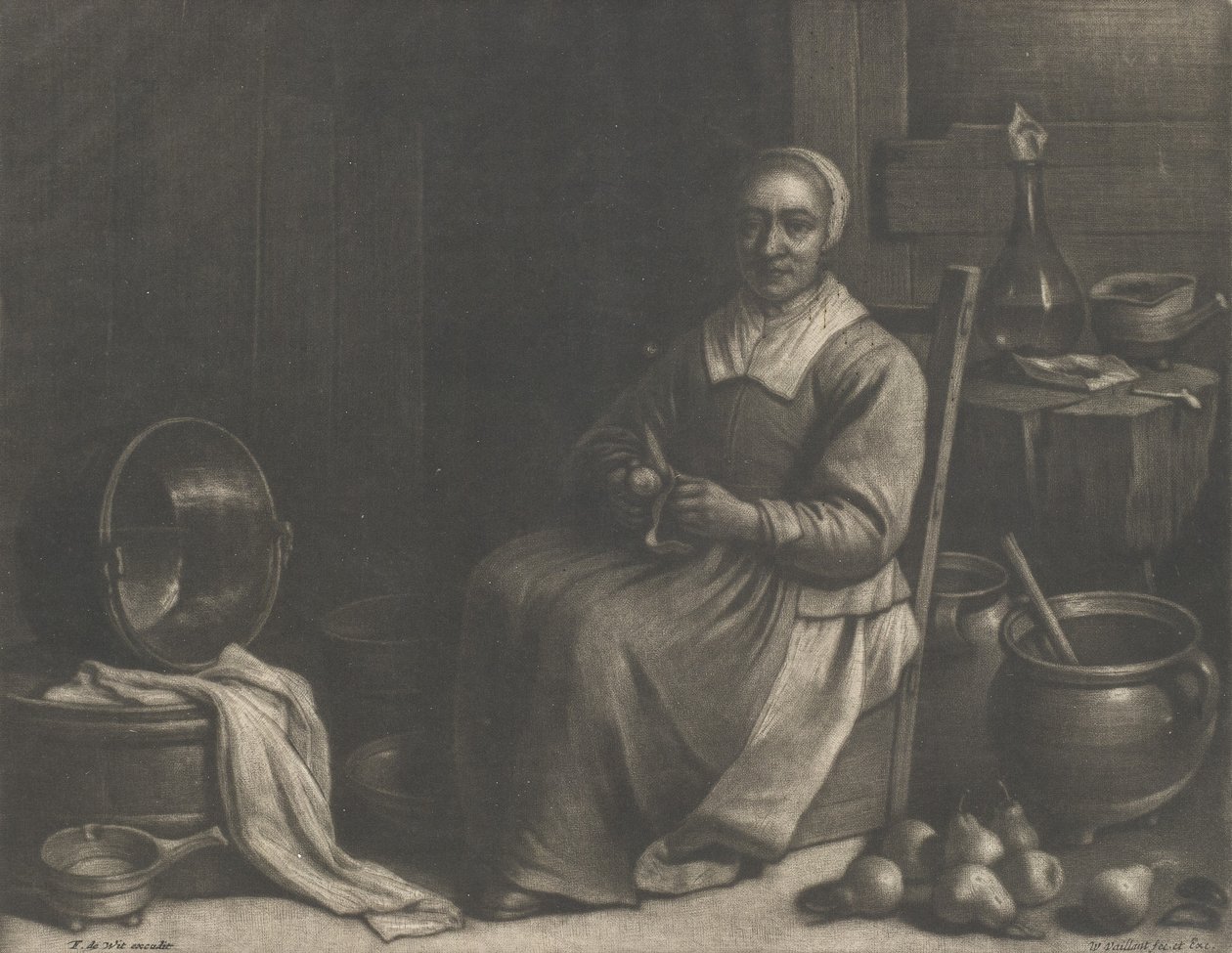 Armut Soyan Kadın, 17. Yüzyılın ortalarında. by Wallerant Vaillant