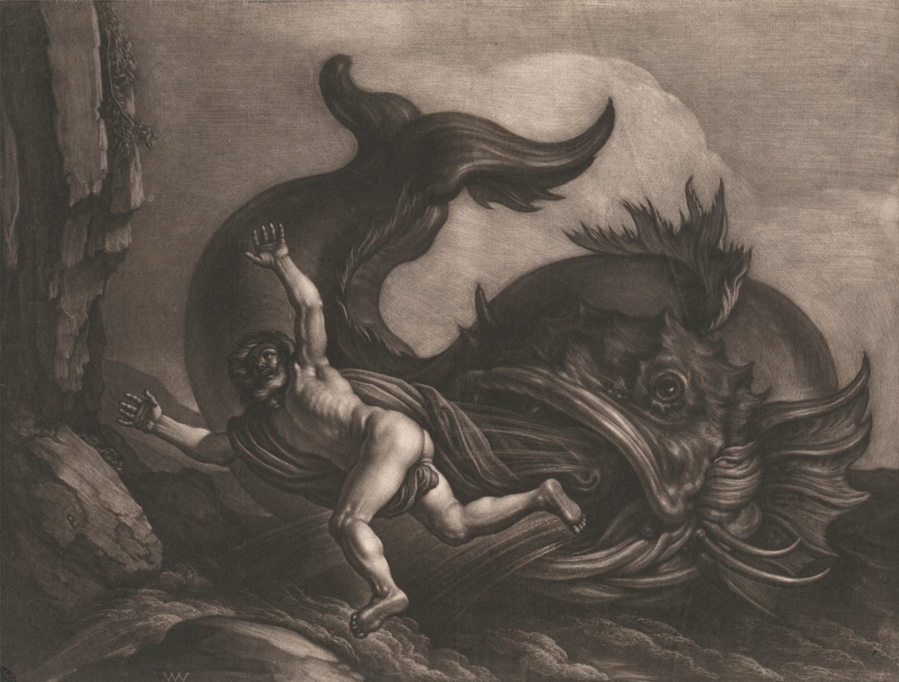 Balinanın Ağzından Kurtulan Jonah by Wallerant Vaillant