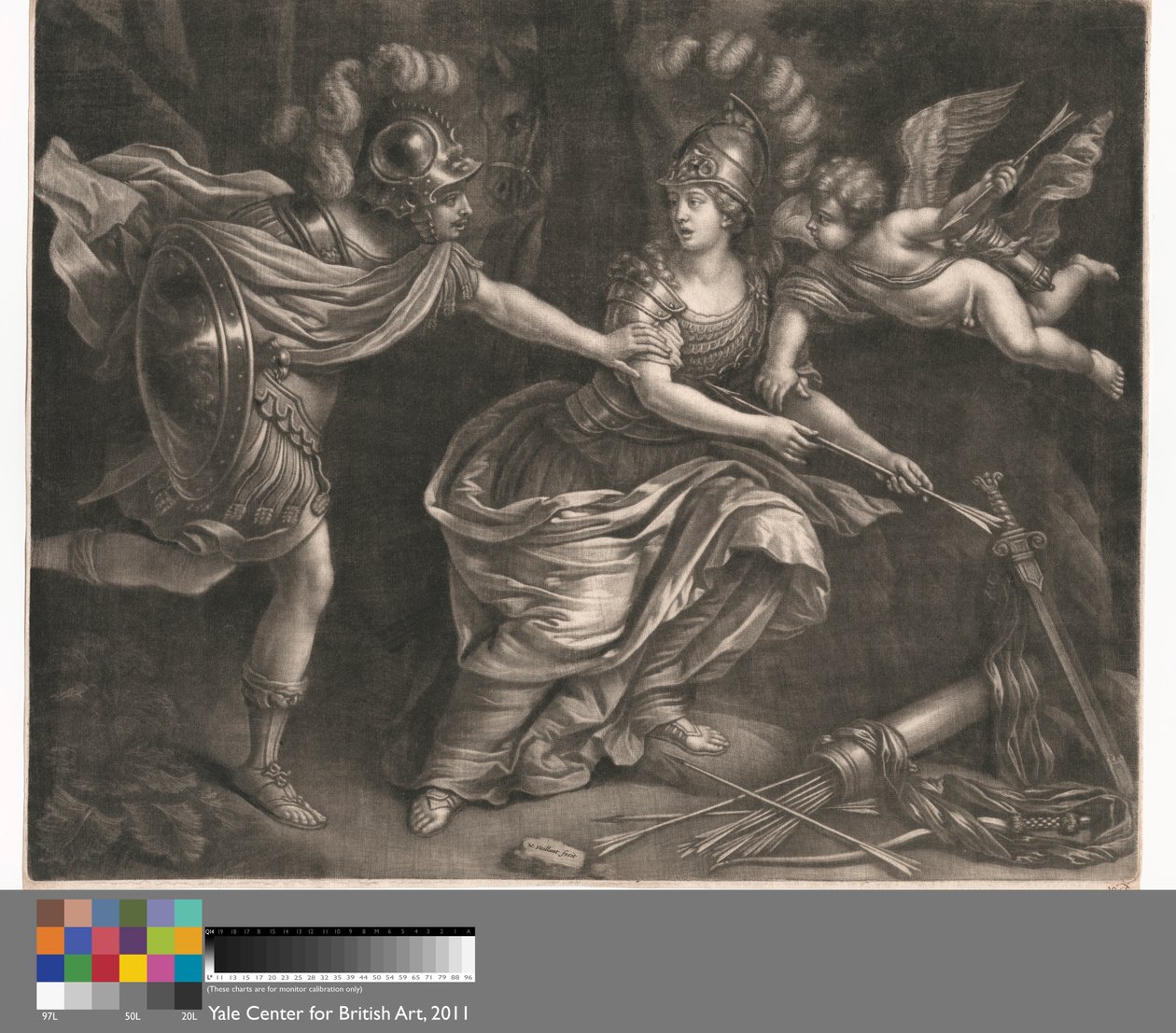 Rinaldo ve Armida by Wallerant Vaillant