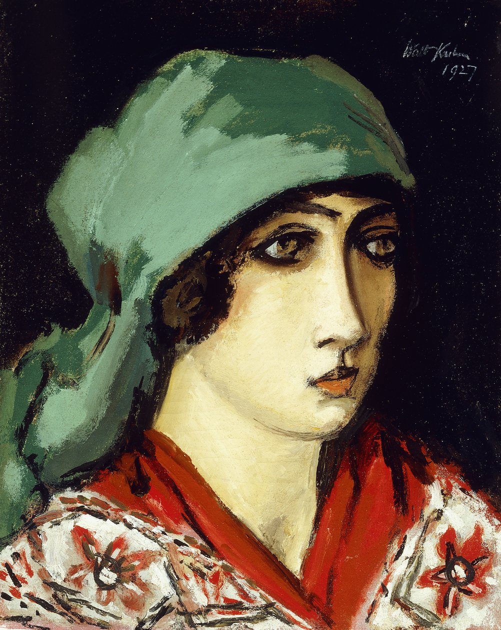 Yeşil Başörtülü Ruth by Walt Kuhn