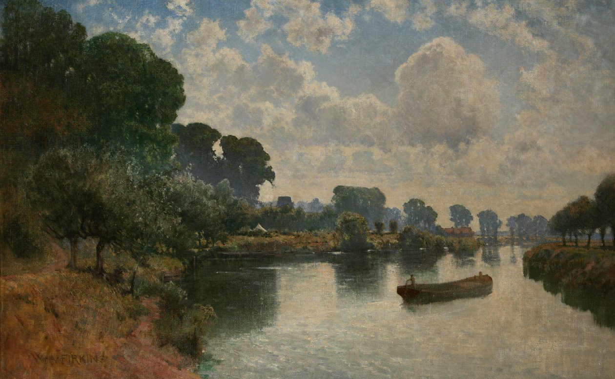 Kepax Feribotu, Worcester, 1900 dolayları by Walter Alfred Firkins