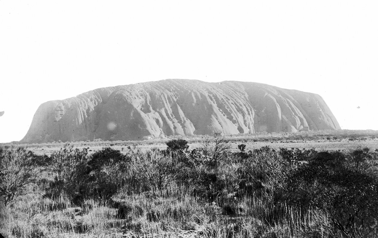 Uluru, Ayers Kayası, Orta Avustralya, 1894 by Walter Baldwin Spencer
