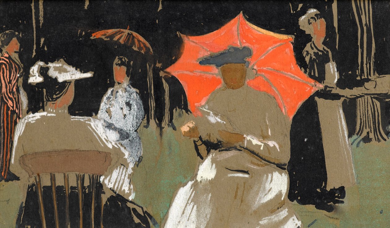 Bayanlar çay içiyor by Walter Bonner Gash