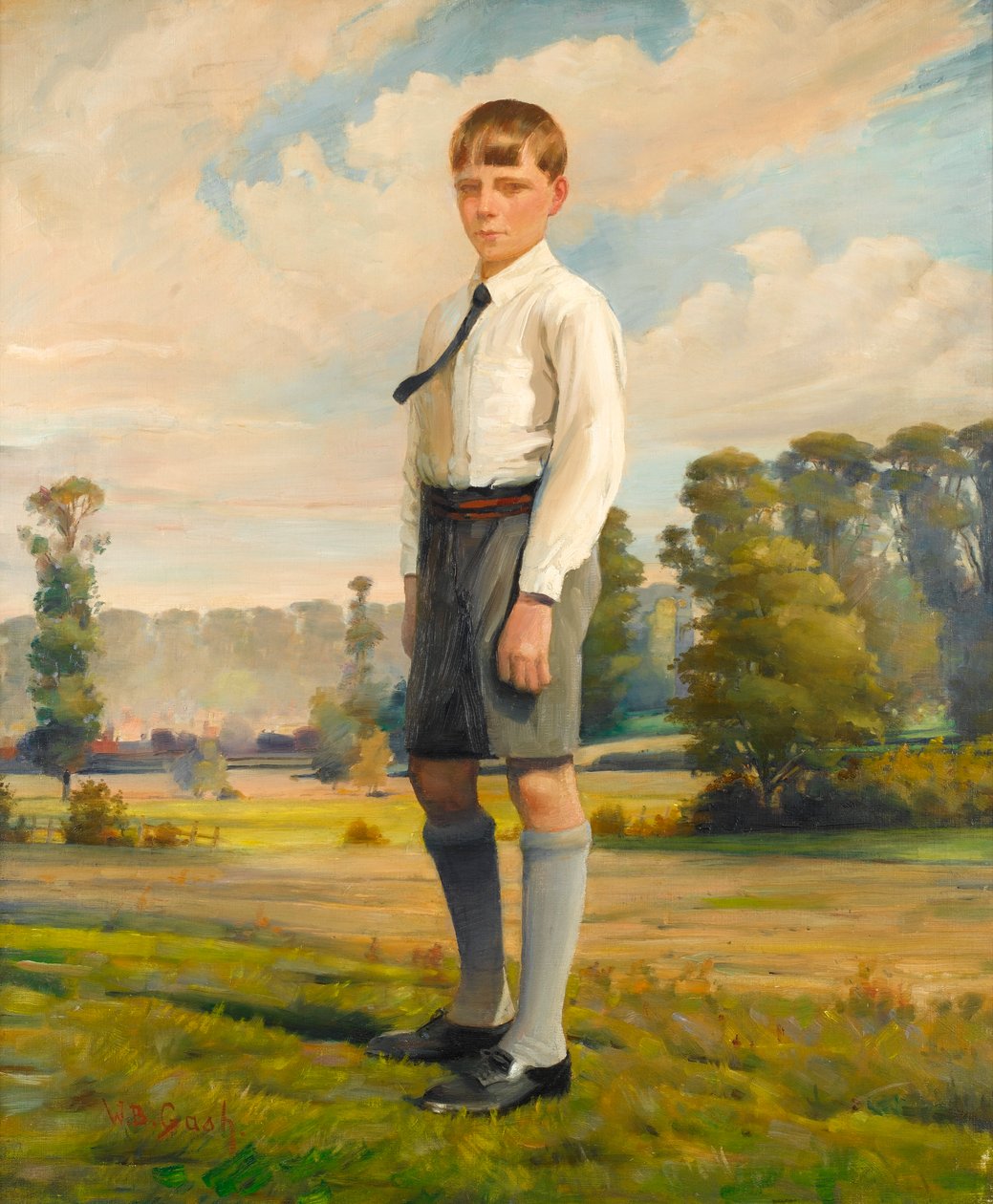 Genç erkek by Walter Bonner Gash