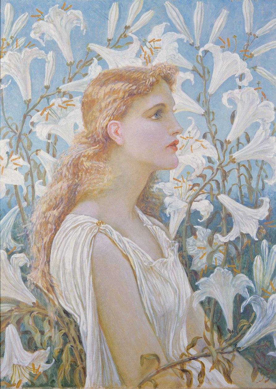 zambaklar, 1893 by Walter Crane