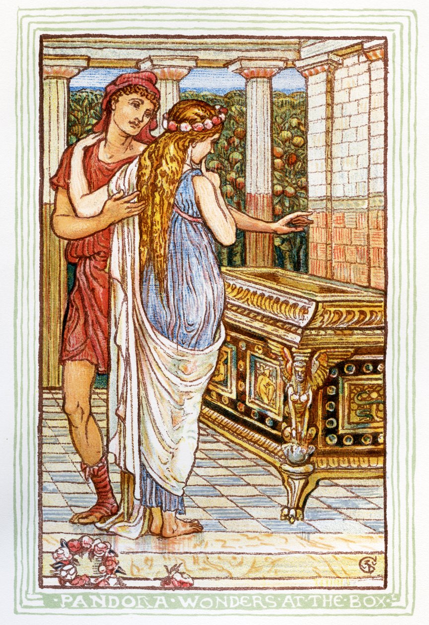 Pandoras box by Walter Crane