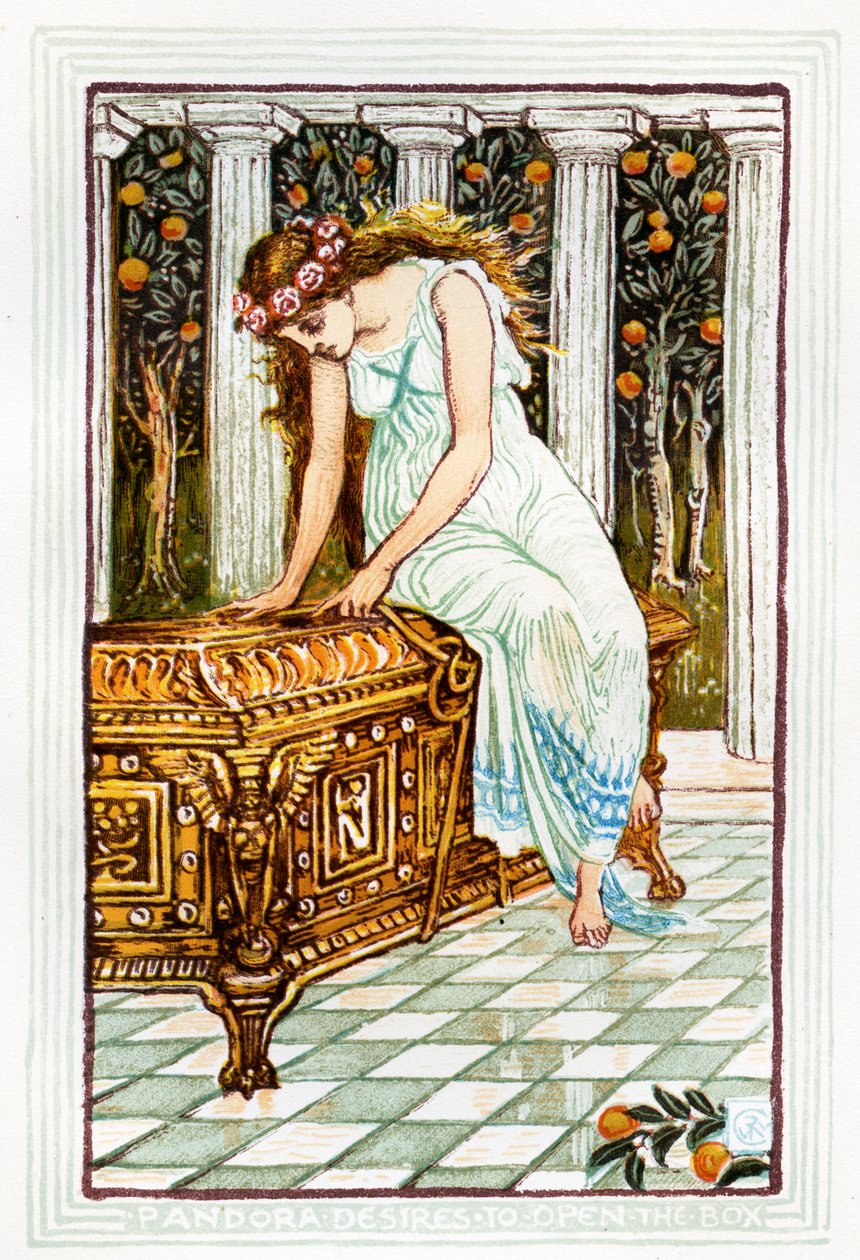 Pandoras box by Walter Crane