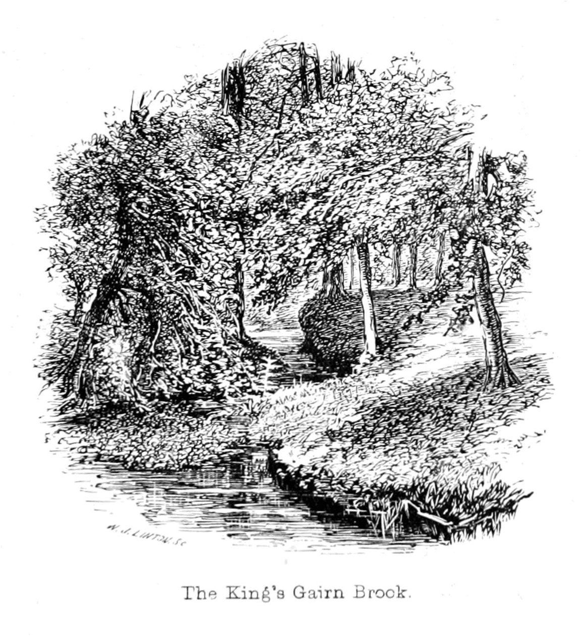 Krallar Gairn Brook by Walter Crane