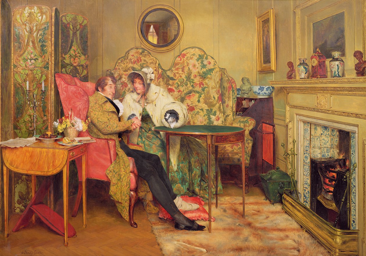 Özenli Bir Ziyaretçi by Walter Dendy Sadler