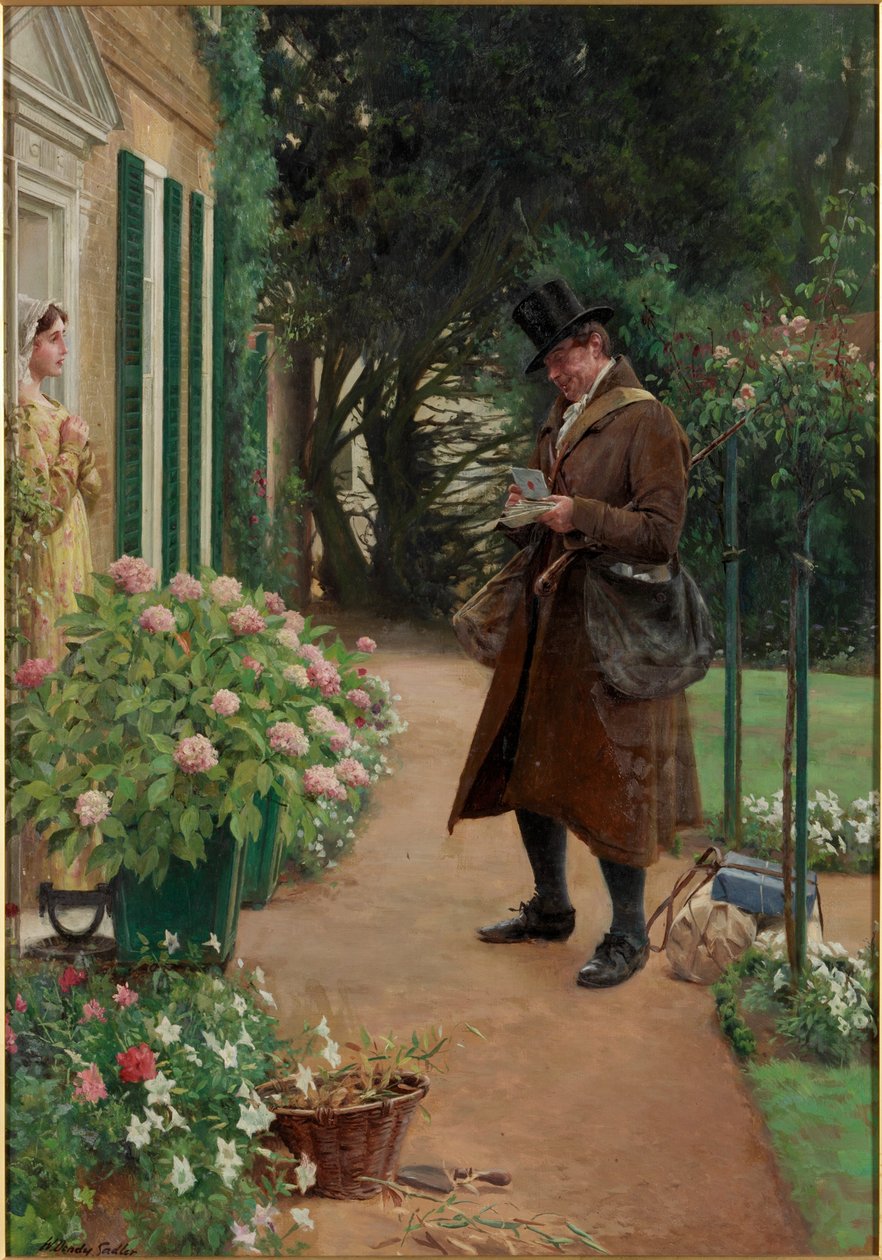 Köy Postacısı by Walter Dendy Sadler