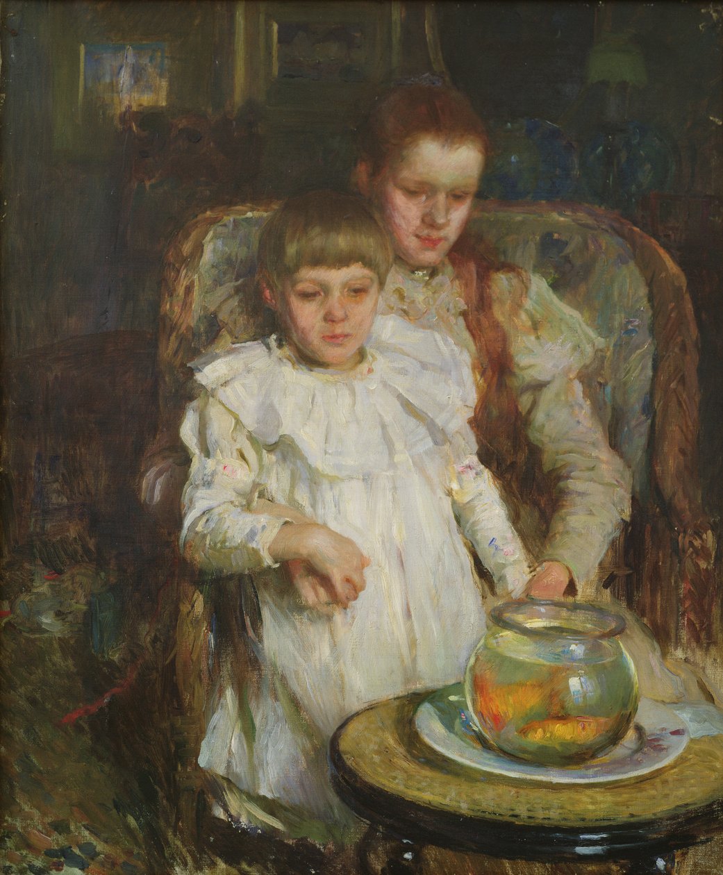 Japon Balığı Kasesi, c.1900 by Walter Frederick Osborne