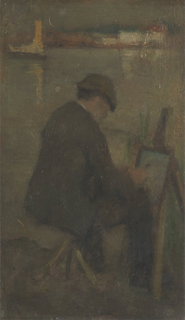 Bir Sanatçı Tablosu by Walter Greaves