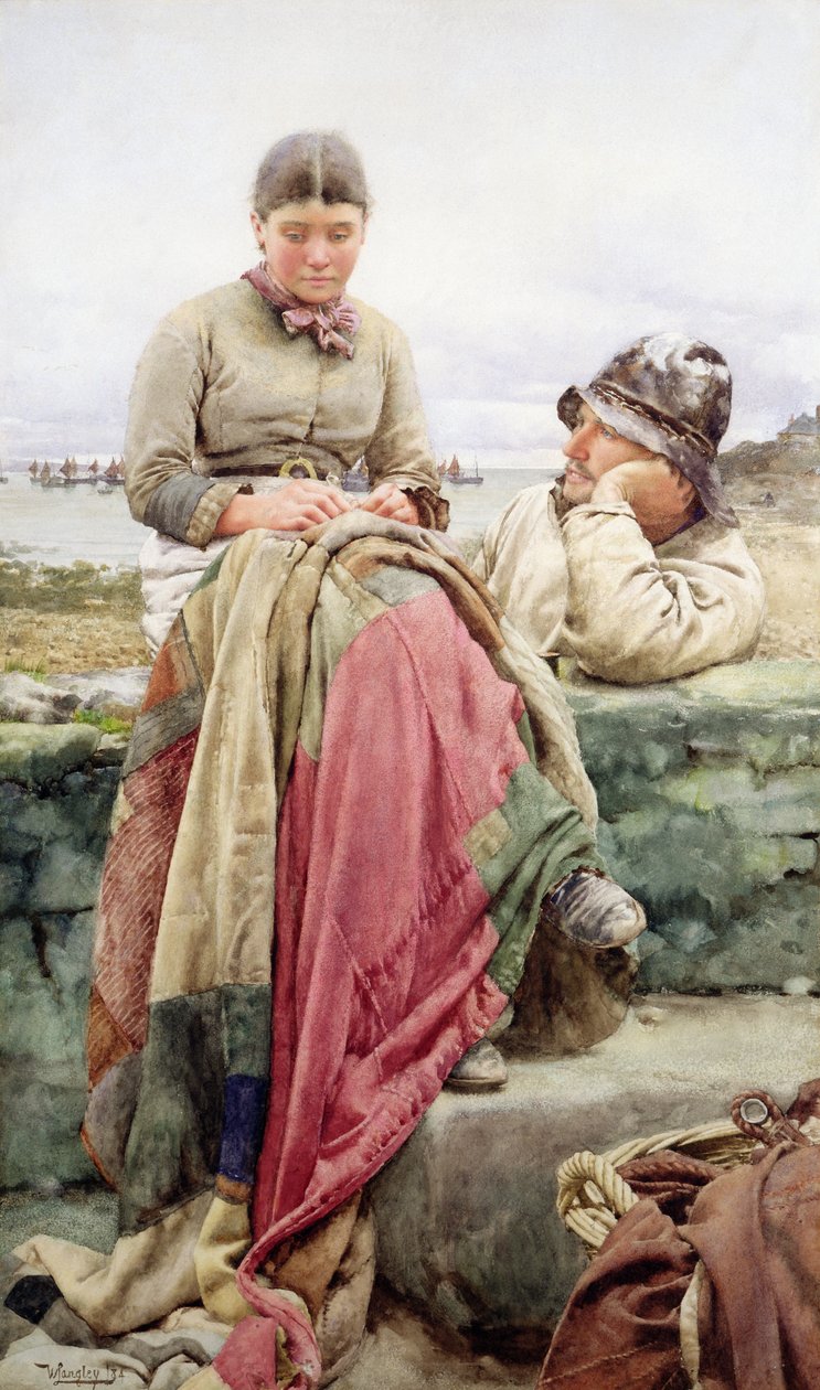Satyr ve Köylü, 1620 by Walter Langley
