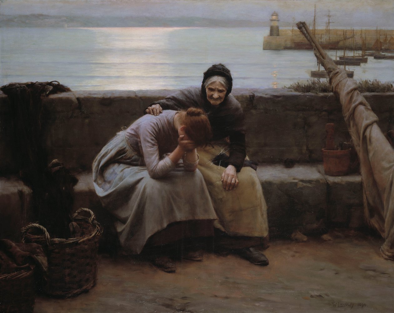 Sabah Asla Akşama Giyilmez Ama Bazı Kalpler Kırıldı by Walter Langley