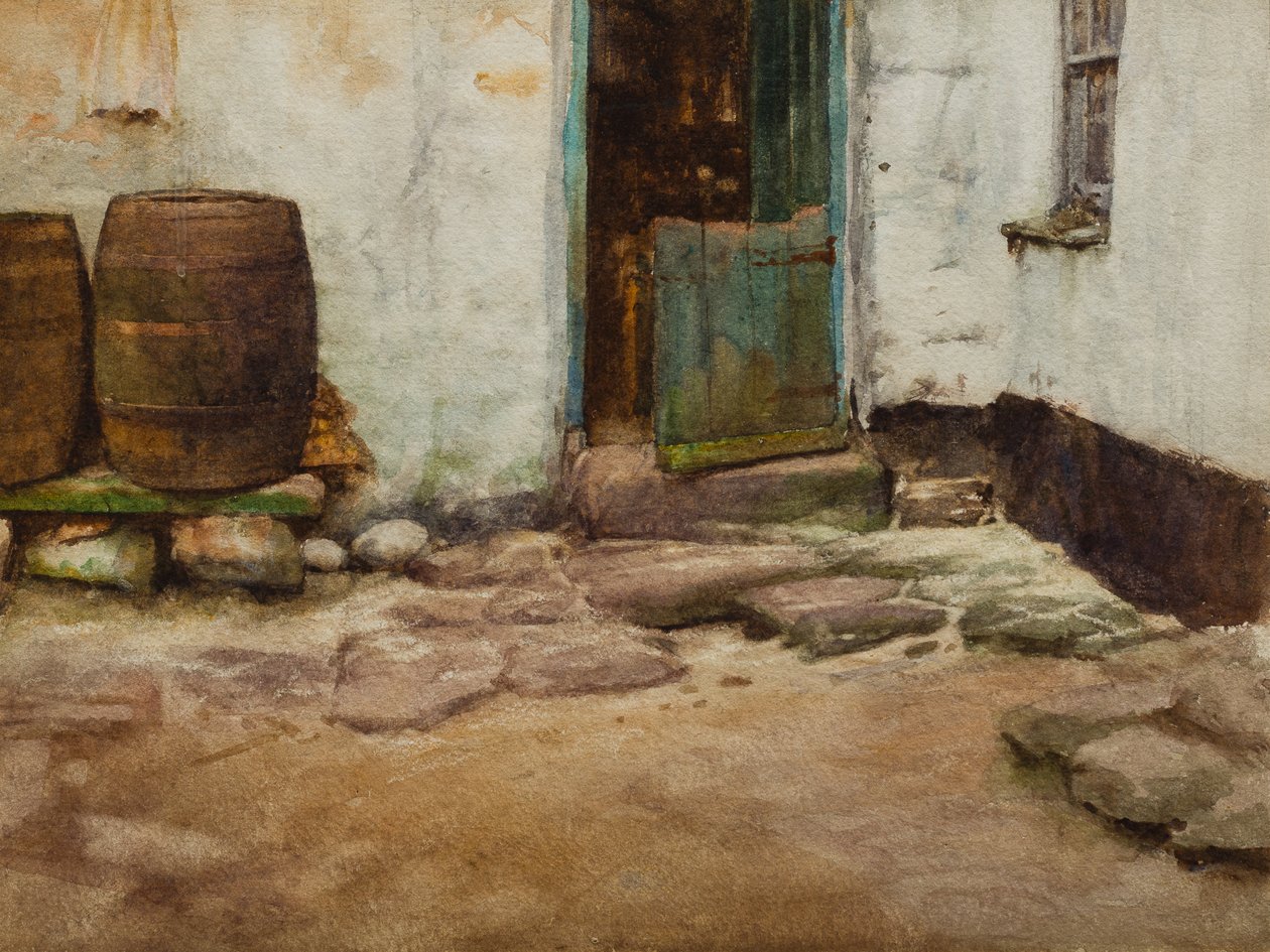 Avlu (kağıt üzerinde wc) by Walter Langley