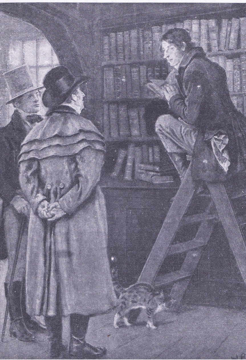 Sir Walter Scott, John Leydon ile tanışıyor by Walter Paget