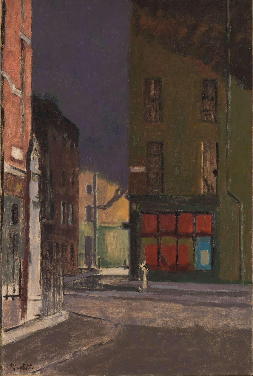 Maple Street, Londra, c.1915-23 by Walter Richard Sickert