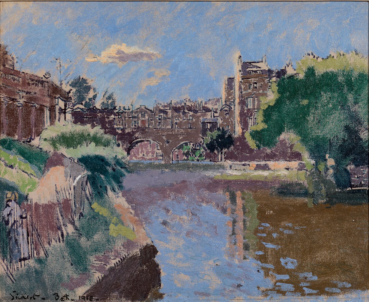 Pulteney Köprüsü, Hamam, 1918 by Walter Richard Sickert