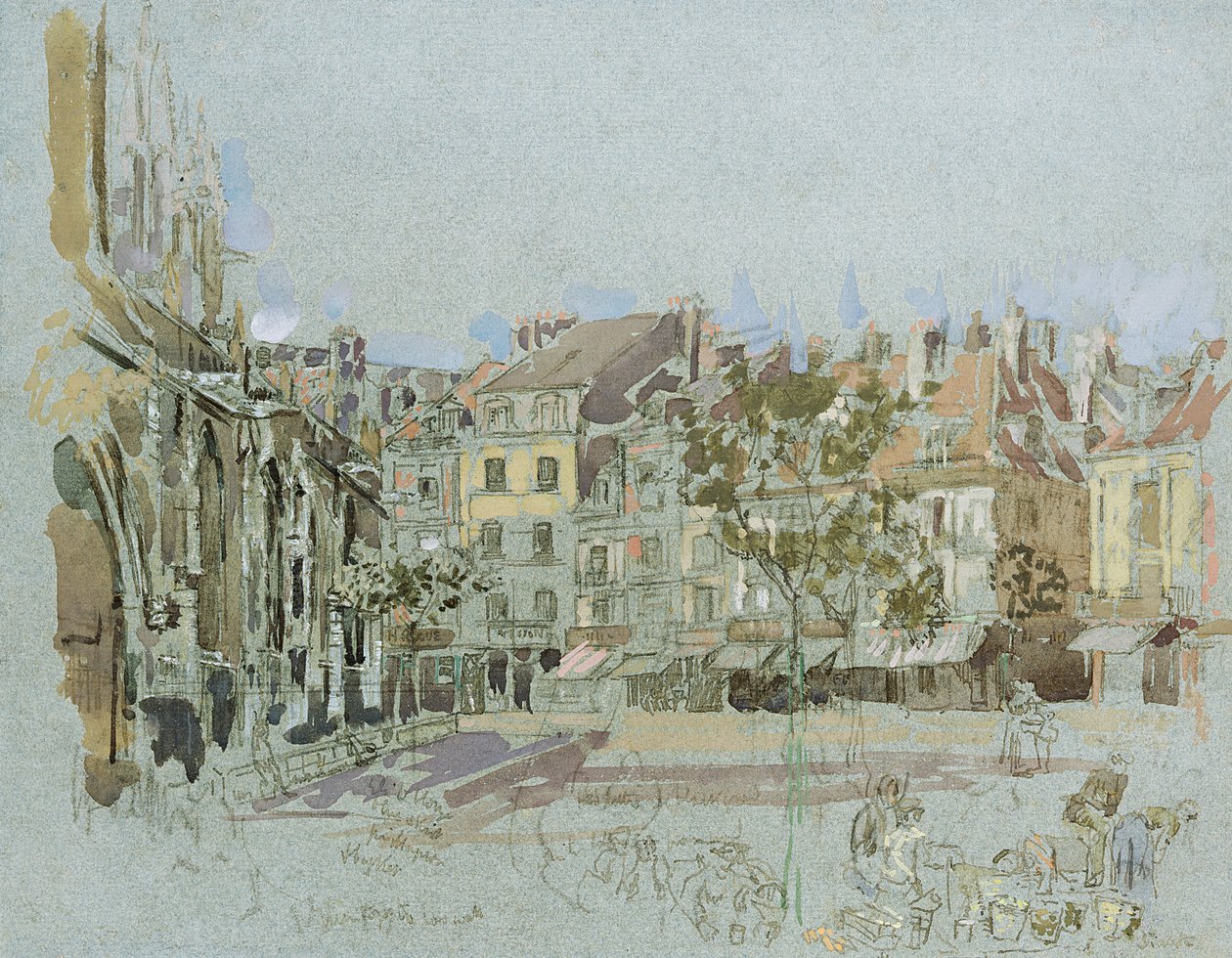 Rue de la Boucherie, Dieppe by Walter Richard Sickert
