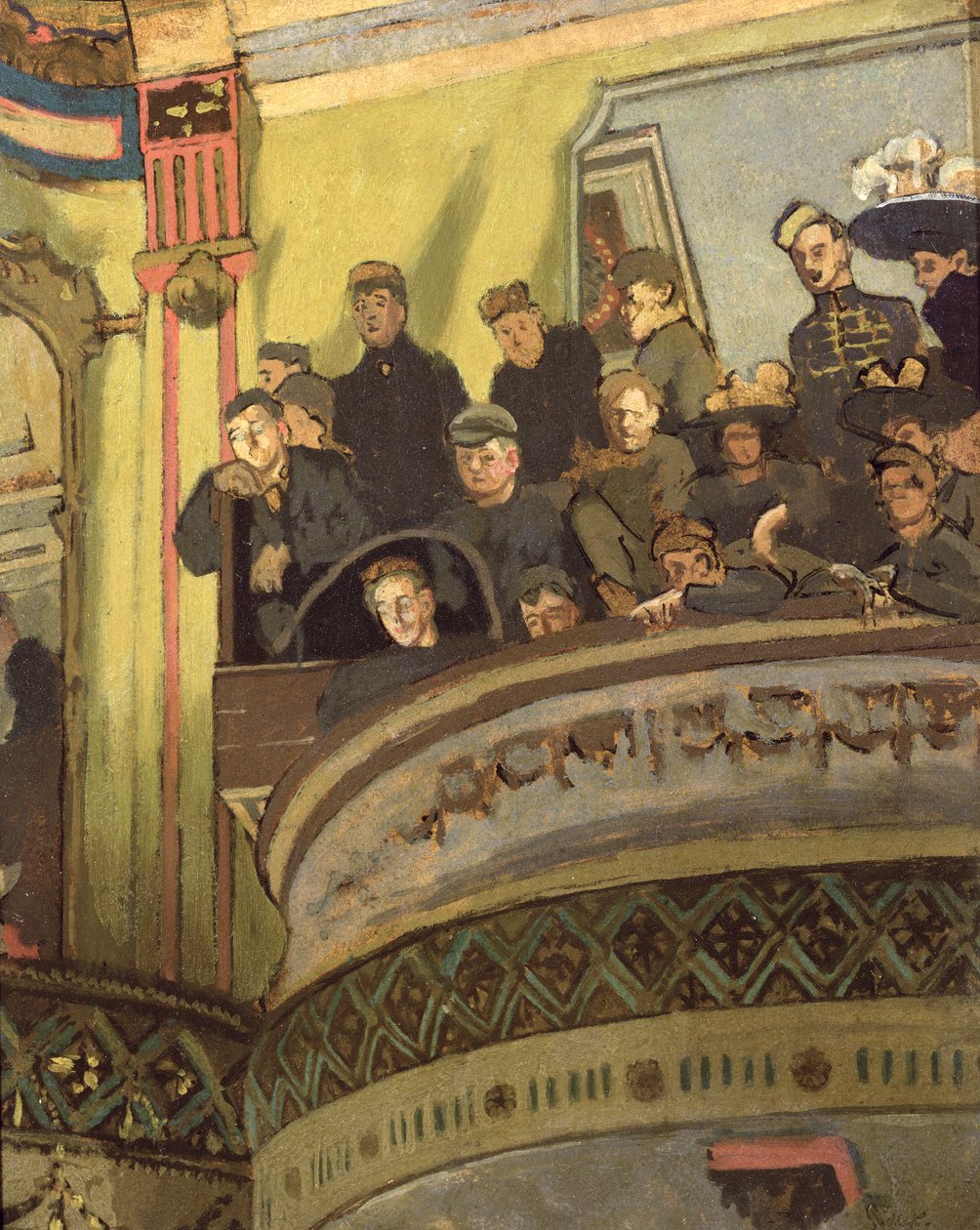 The Little Old Bedford, 1890 dolayları (panel üzerine yerleştirilmiş kağıt üzerine yağlı boya) by Walter Richard Sickert