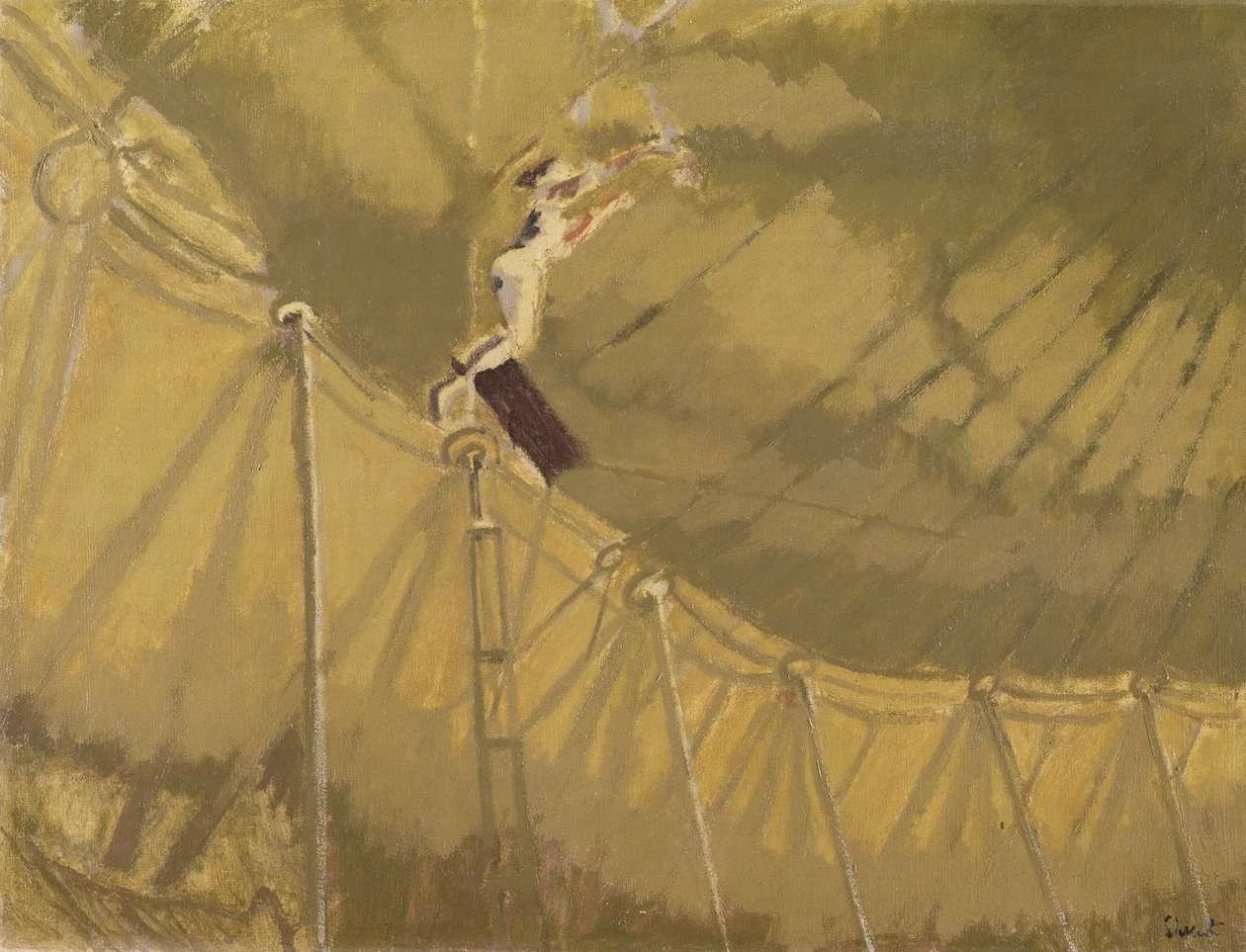 The Trapeze, c.1920  by Walter Richard Sickert