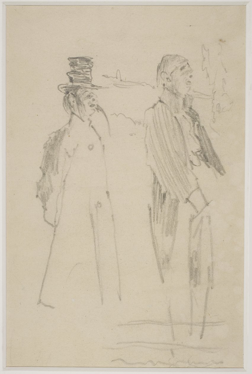 İki Vaudeville Beyi, 1888 dolayları by Walter Richard Sickert