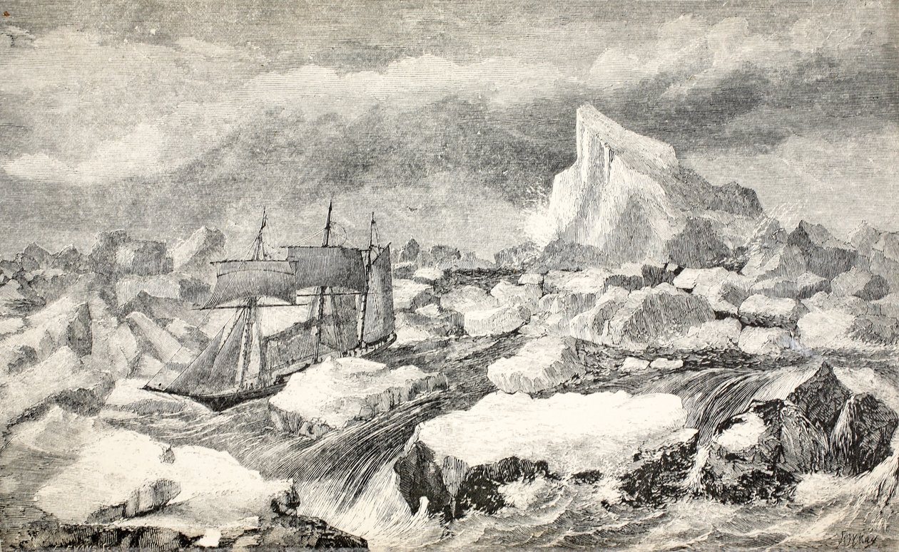 Fox Buharı yuvarlanan paketten çıkıyor, 1859 by Walter William May