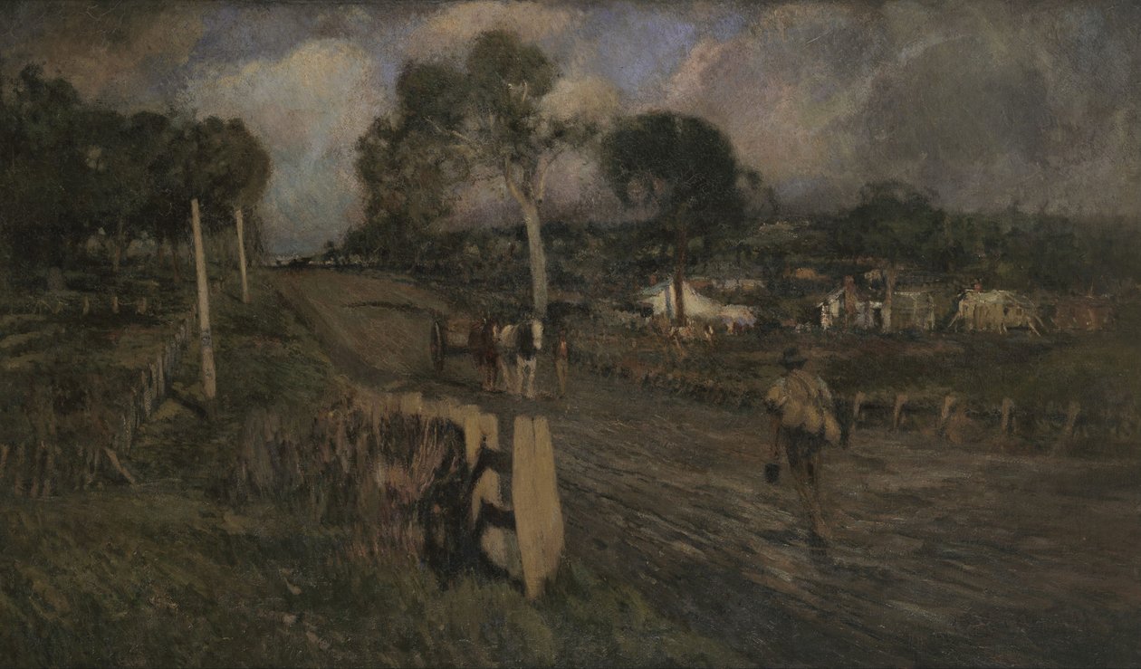 İlçeye yakın by Walter Withers