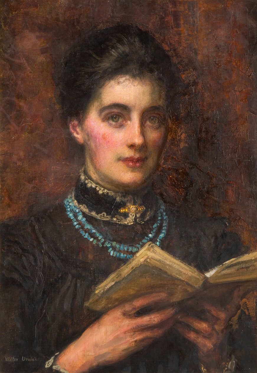 Sanatçının Karısının Portresi, 1895-1910. by Walter Chamberlain Urwick